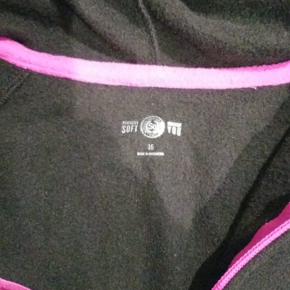 NWT YOUTH SZ 16 HOODIE FULL FRONT ZIP - Picture 4 of 4